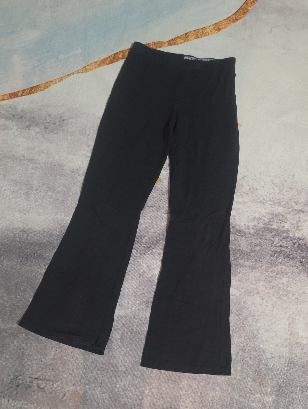Black Flare Wide-Leg Jeans — Girls Stretch Flare